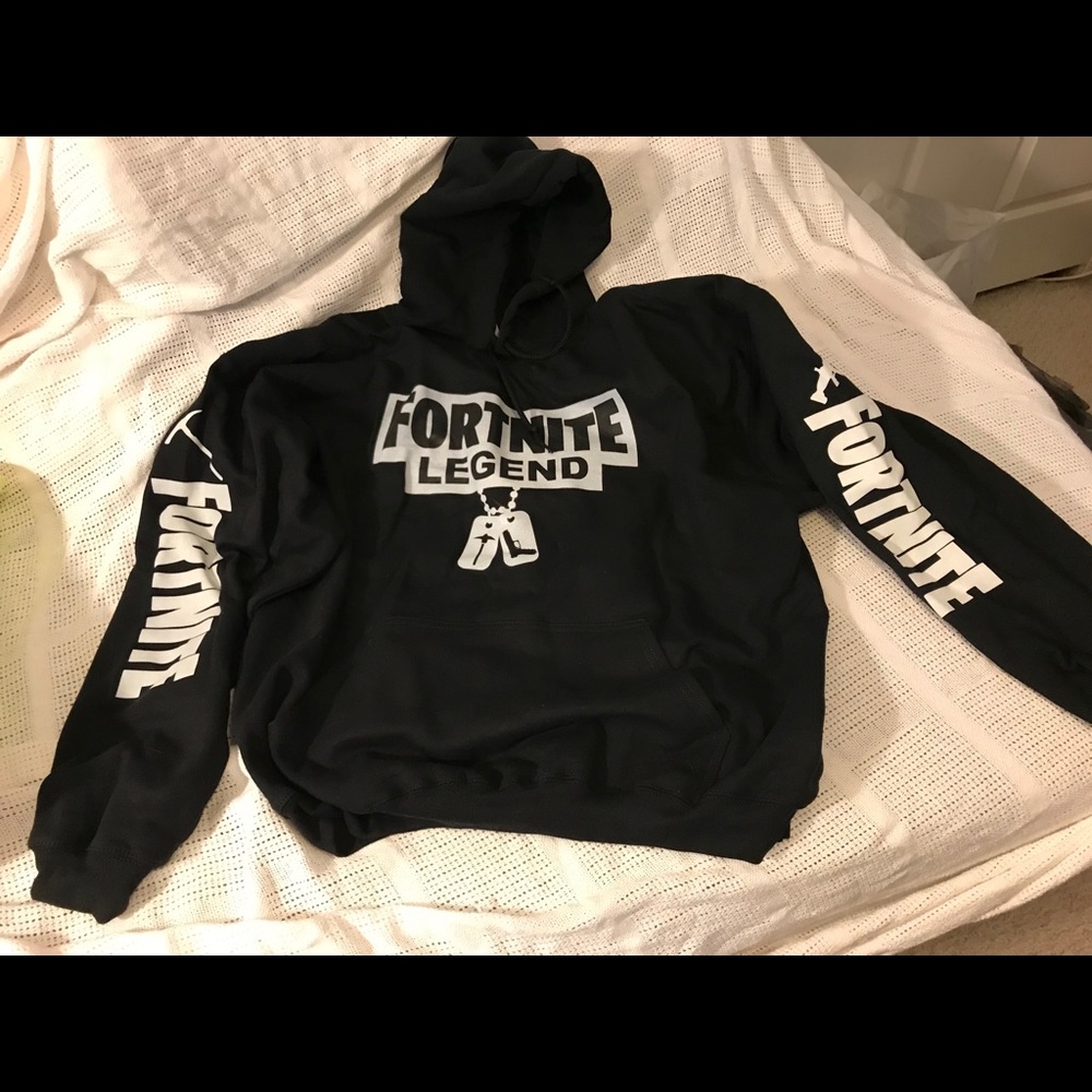 Fortnite Black Hooded Sweatshirt